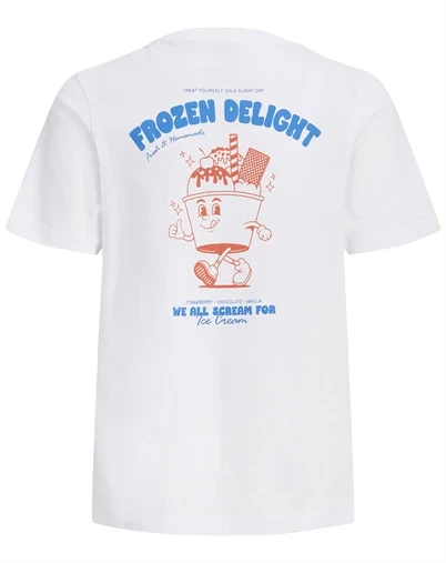 Jack & Jones Junior - JJFrozen Delight T-Shirt - Bright White